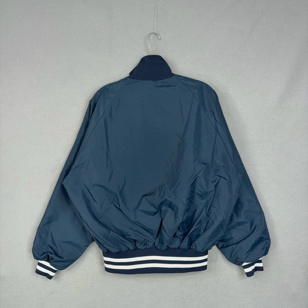 Vintage Pla-Jac Bomber Jacket Mens Large Blue Mississippi Expo USA Streetwear